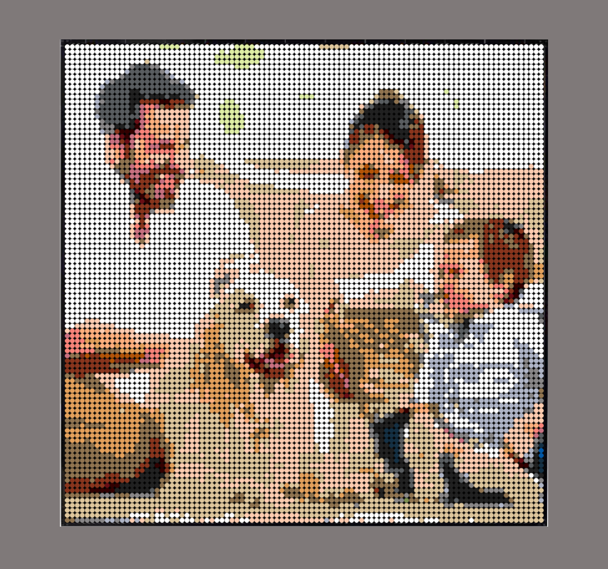 PixelPortrait™ 96×96 Custom Photo Mosaic Kit – The Ultimate Statement Piece