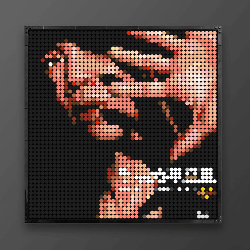 PixelPortrait™ 48×48 Custom Photo Mosaic Kit