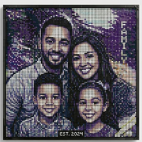 PixelPortrait™ 96×96 Custom Photo Mosaic Kit – The Ultimate Statement Piece