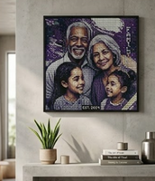 PixelPortrait™ 96×96 Custom Photo Mosaic Kit – The Ultimate Statement Piece