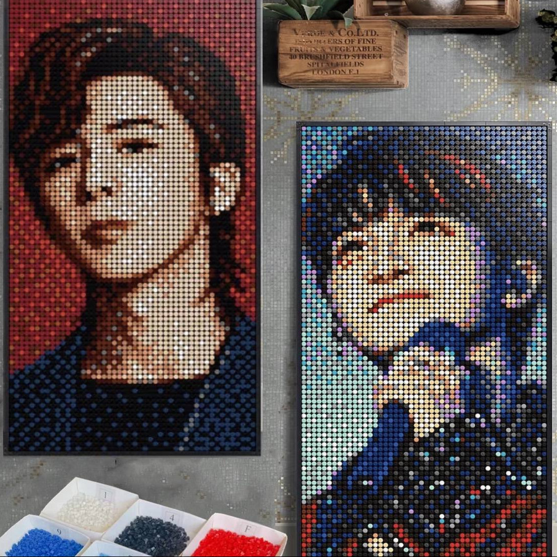 PixelPortrait™ 48×96 Custom Photo Mosaic Kit