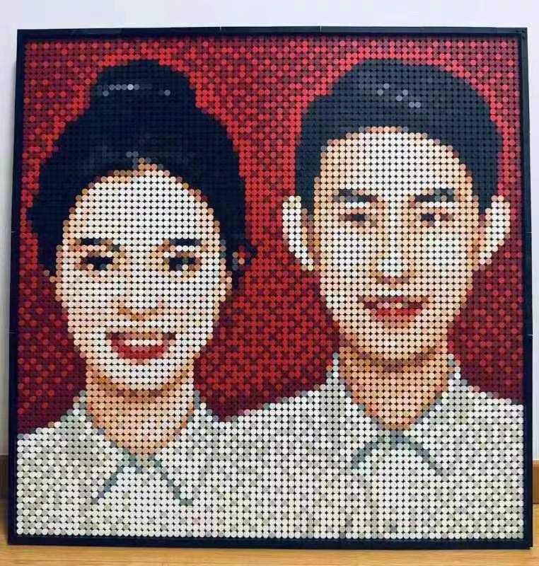 Couple portrait real build